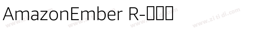 AmazonEmber R字体转换